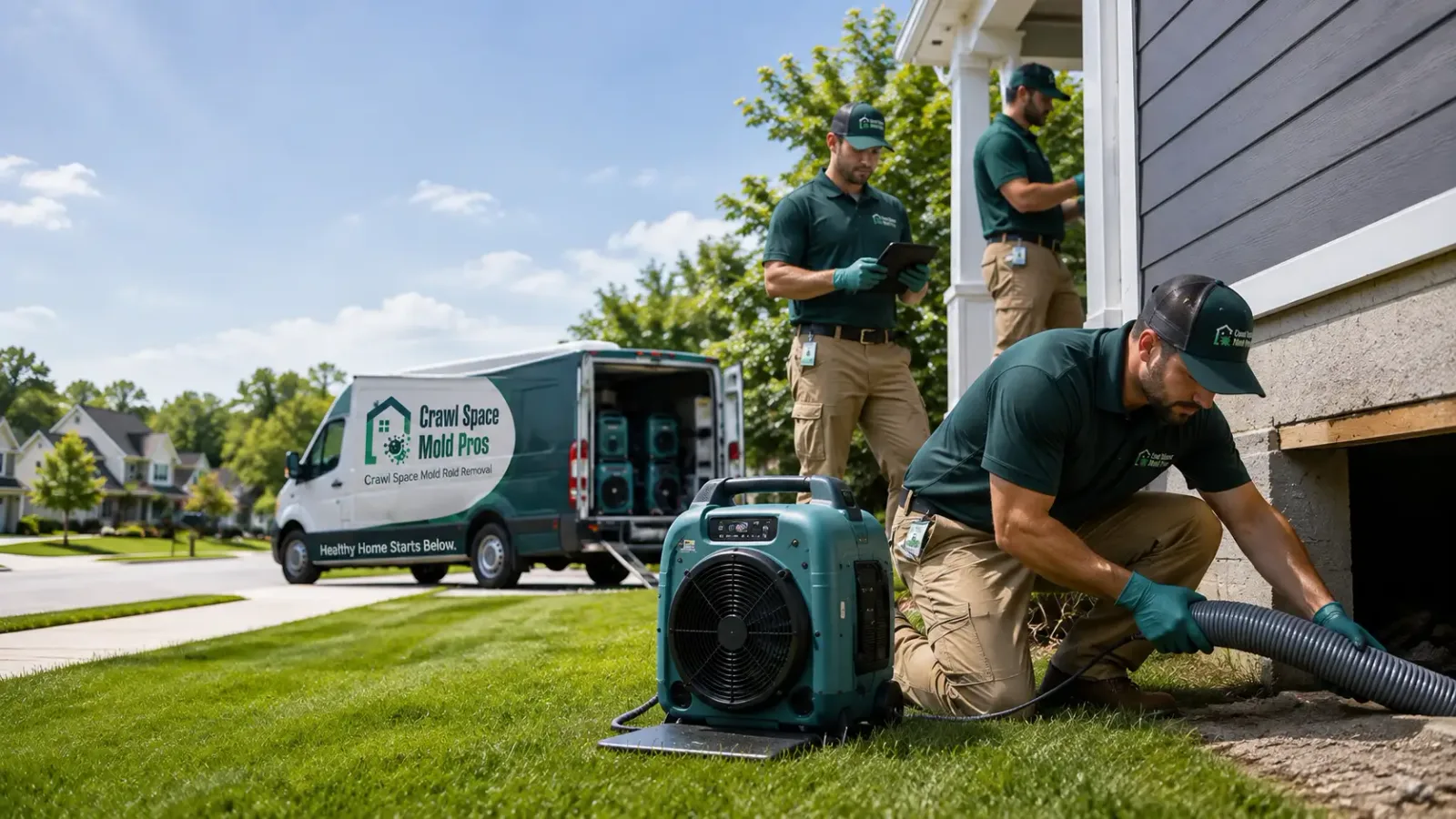 Crawl Space Mold Removal in New Lebanon, OH